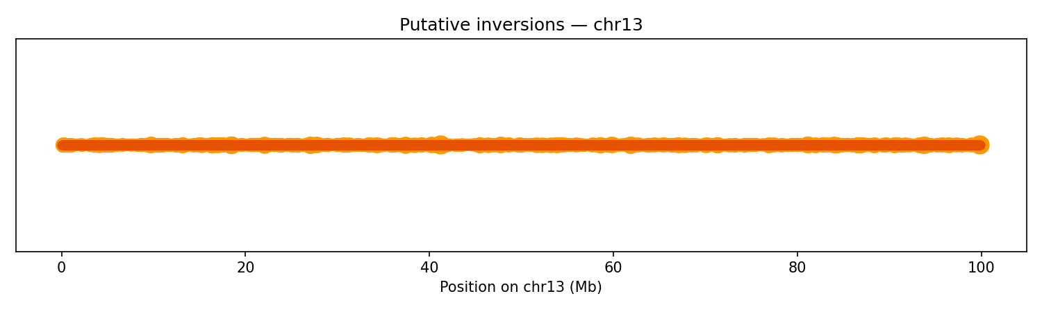 Inversions chr13